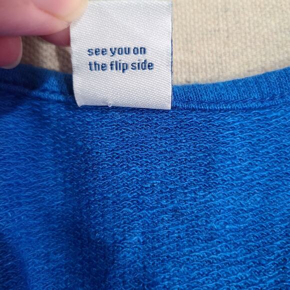 NWT Old Navy Twist Back Linen Blend Blue Dress Beachy Coastal Swim Cover Size S - Picture 5 of 12